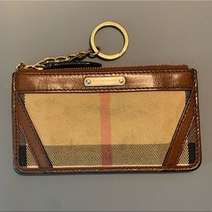 Burberry keychain wallet